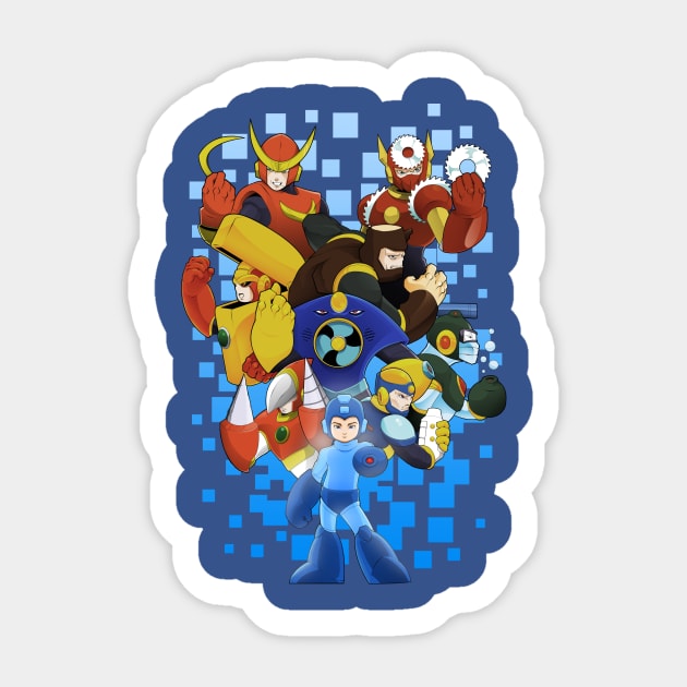 Mega Man 2 Sticker by paterack